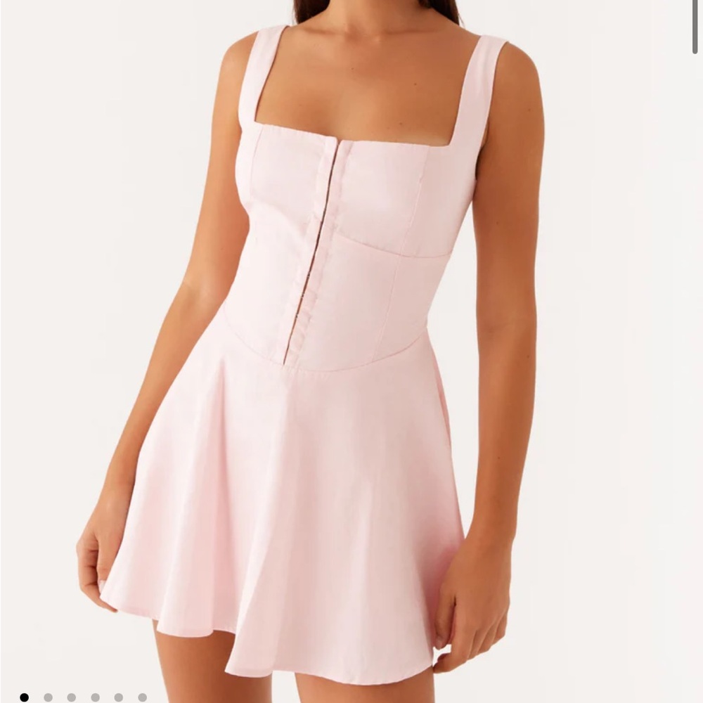 NWT Peppermayo Pink Fit and Flare Mini Dress